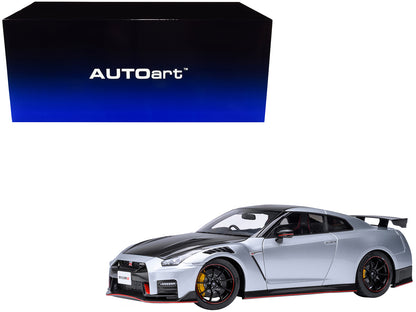 2022 Nissan GT-R (R35) Nismo Special Edition RHD (Right Hand Drive) Ultimate Metal Silver with Carbon Hood and Top 1/18 Model Car by Autoart <h2>2022 Autoart</h2> <p>High-quality diecast perfect for c