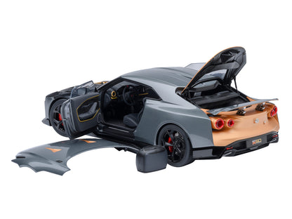 Nissan GT-R50 By ItalDesign "Goodwood Version" Liquid Kinetic Gray Metallic with Gold Accents 1/18 Model Car Autoart <h2>Nissan Autoart</h2> <p>High-quality diecast perfect for collectors and enthusia