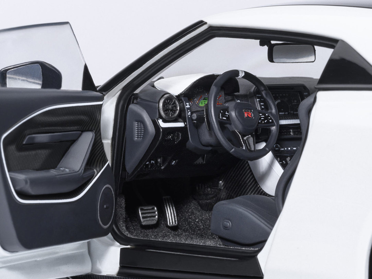 Nissan GT-R50 By ItalDesign Black and White Metallic 1/18 Model Car Autoart <h2>Nissan Autoart</h2> <p>High-quality diecast perfect for collectors enthusiasts. Features detailed interior exterior craf