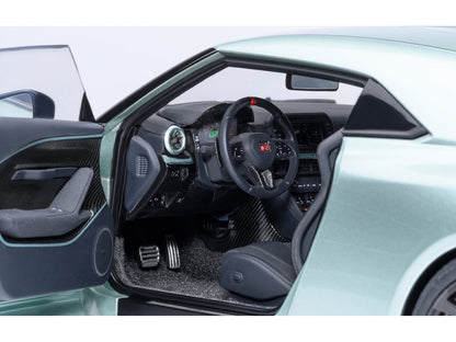 Nissan GT-R50 By ItalDesign Green Metallic and Black 1/18 Model Car Autoart <h2>Nissan Autoart</h2> <p>High-quality diecast perfect for collectors enthusiasts. Features detailed interior exterior craf