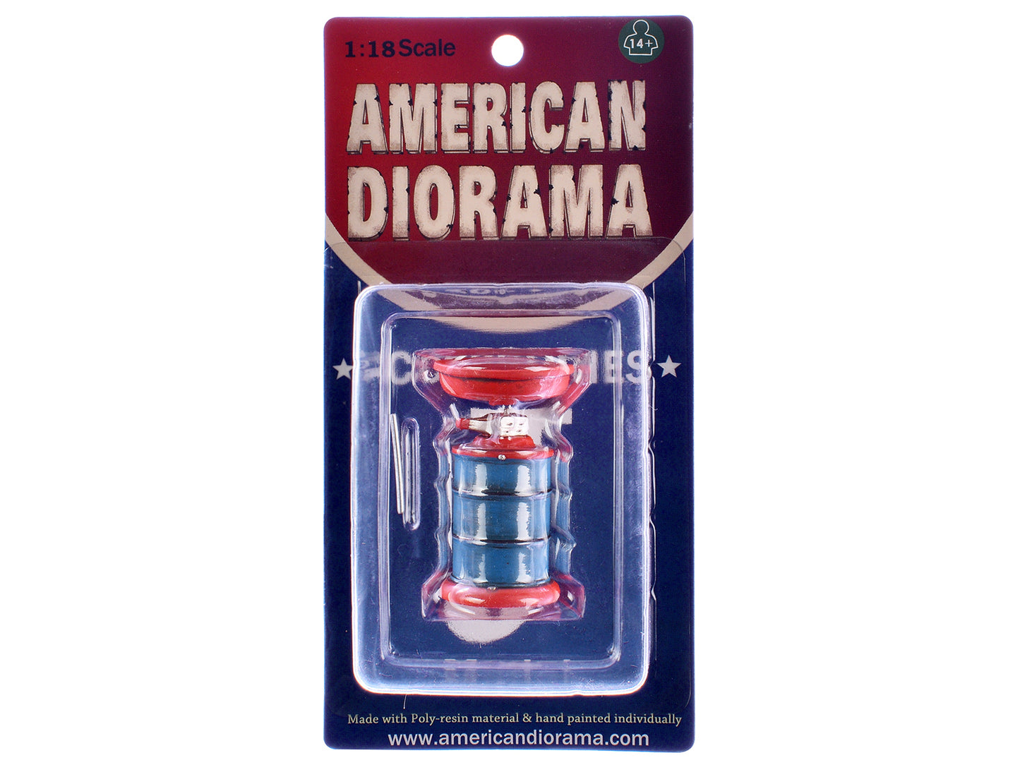 Portable Waste Oil Drain Tank for 1/18 Scale Models by American Diorama <h2>Portable Diorama</h2> <p>High-quality diecast model car perfect collectors and enthusiasts. Features detailed interior exter
