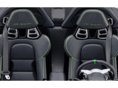 Porsche 918 Spyder "Weissach Package" Acid Green 1/18 Model Car by Autoart <h2>Porsche Autoart</h2> <p>High-quality diecast perfect for collectors and enthusiasts. Features detailed interior exterior