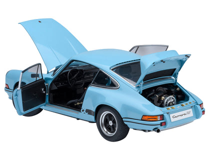 Porsche 911 Carrera 2.7 RS Gulf Blue with Black Stripes and Wheels 1/18 Model Car by Autoart <h2>Porsche Autoart</h2> <p>High-quality diecast perfect for collectors enthusiasts. Features detailed inte