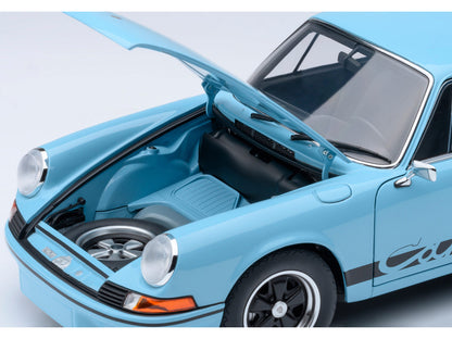 Porsche 911 Carrera 2.7 RS Gulf Blue with Black Stripes and Wheels 1/18 Model Car by Autoart <h2>Porsche Autoart</h2> <p>High-quality diecast perfect for collectors enthusiasts. Features detailed inte