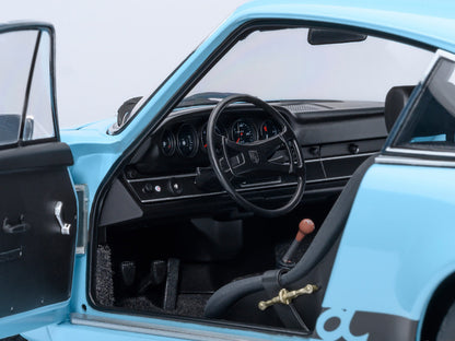Porsche 911 Carrera 2.7 RS Gulf Blue with Black Stripes and Wheels 1/18 Model Car by Autoart <h2>Porsche Autoart</h2> <p>High-quality diecast perfect for collectors enthusiasts. Features detailed inte