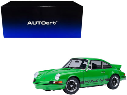 Porsche 911 Carrera 2.7 RS Viper Green with Black Stripes and Wheels 1/18 Model Car by Autoart <h2>Porsche Autoart</h2> <p>High-quality diecast perfect for collectors enthusiasts. Features detailed in