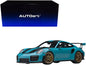 Porsche 911 (991.2) GT2 RS Weissach Package Miami Blue with Carbon Stripes 1/18 Model Car by Autoart <h2>Porsche Autoart</h2> <p>High-quality diecast perfect for collectors and enthusiasts. Features d