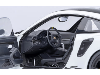 Porsche 911 (991.2) GT3 RS Weissach Package White with Carbon Hood and Top 1/18 Model Car by Autoart <h2>Porsche Autoart</h2> <p>High-quality diecast perfect for collectors enthusiasts. Features detai