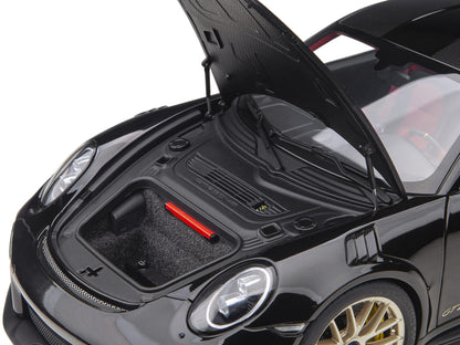 Porsche 911 (991.2) GT2 RS Weissach Package Black with Carbon Stripes 1/18 Model Car by Autoart <h2>Porsche Autoart</h2> <p>High-quality diecast perfect for collectors and enthusiasts. Features detail