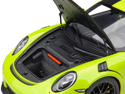 Porsche 911 (991.2) GT2 RS Weissach Package Acid Green with Carbon Stripes 1/18 Model Car by Autoart <h2>Porsche Autoart</h2> <p>High-quality diecast perfect for collectors and enthusiasts. Features d