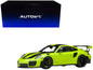 Porsche 911 (991.2) GT2 RS Weissach Package Acid Green with Carbon Stripes 1/18 Model Car by Autoart <h2>Porsche Autoart</h2> <p>High-quality diecast perfect for collectors and enthusiasts. Features d