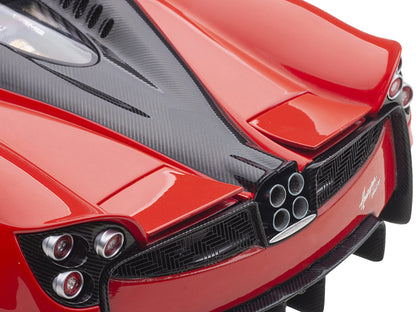 Pagani Huayra Roadster Rosso Monza Red and Carbon with Luggage Set 1/18 Model Car by Autoart <h2>Pagani Autoart</h2> <p>High-quality diecast perfect for collectors enthusiasts. Features detailed inter