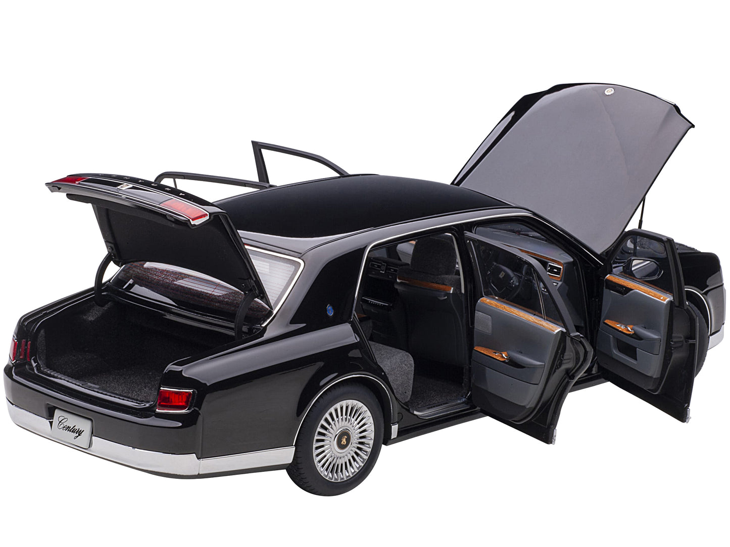 Toyota Century RHD (Right Hand Drive) Black 1/18 Model Car by Autoart <h2>Toyota Autoart</h2> <p>High-quality diecast perfect for collectors and enthusiasts. Features detailed interior exterior crafts