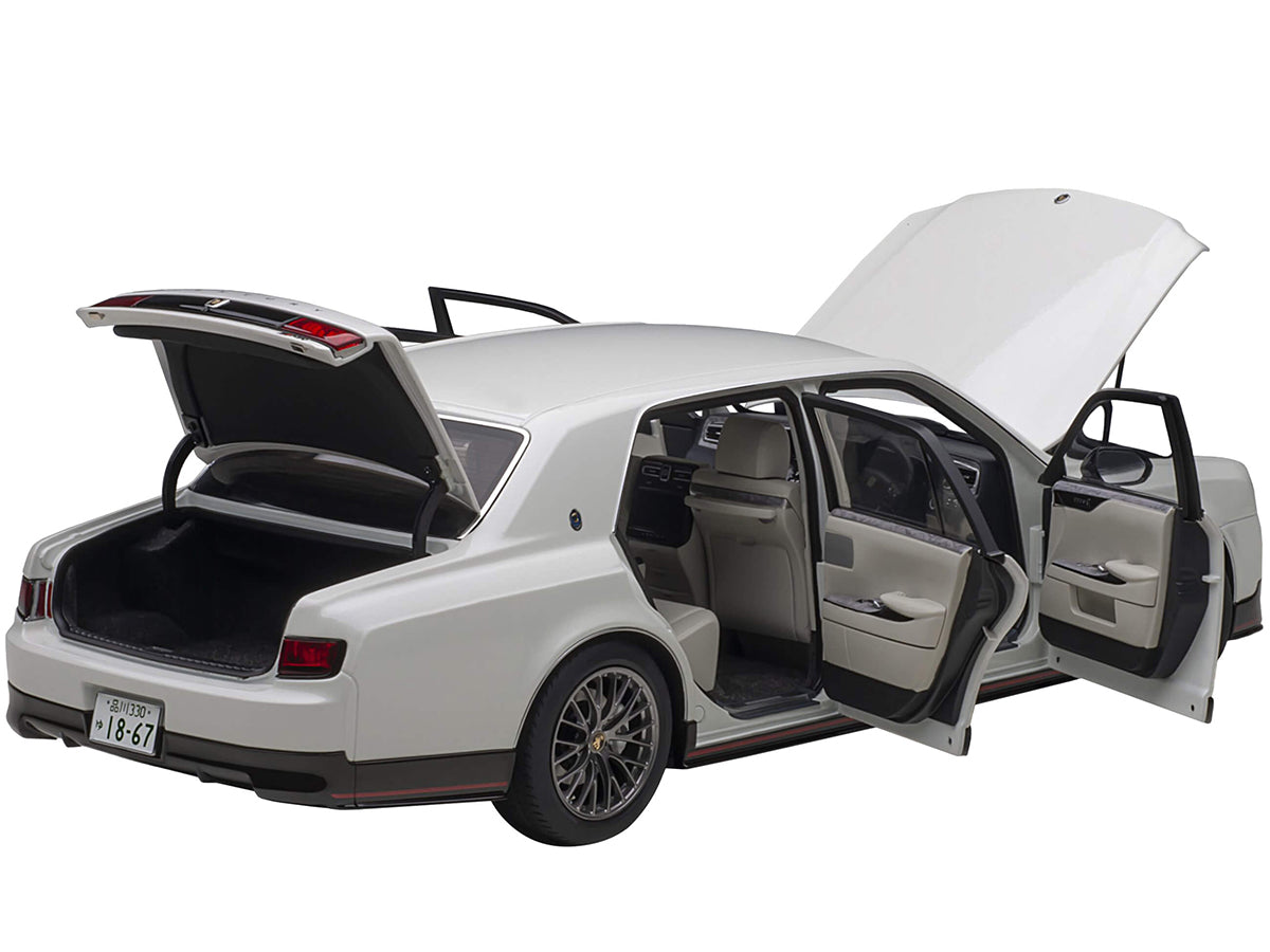 Toyota Century GRMN RHD (Right Hand Drive) Pearl White 1/18 Model Car by Autoart <h2>Toyota Autoart</h2> <p>High-quality diecast perfect for collectors and enthusiasts. Features detailed interior exte