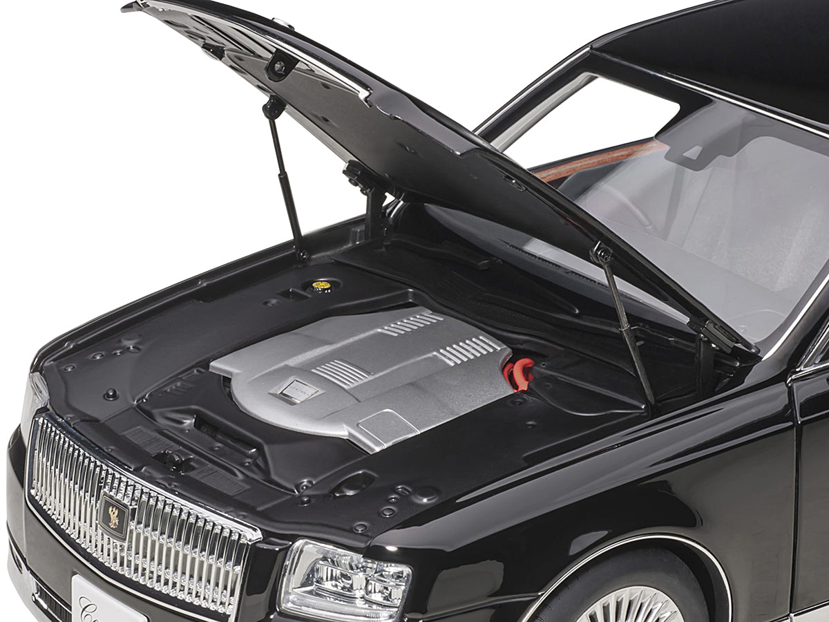 Toyota Century with Curtains RHD (Right Hand Drive) Black Special Edition 1/18 Model Car by Autoart <h2>Toyota Autoart</h2> <p>High-quality diecast perfect for collectors and enthusiasts. Features det