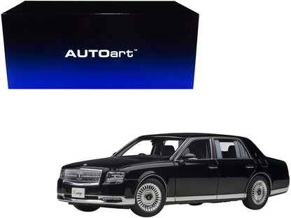 Toyota Century with Curtains RHD (Right Hand Drive) Black Special Edition 1/18 Model Car by Autoart <h2>Toyota Autoart</h2> <p>High-quality diecast perfect for collectors and enthusiasts. Features det
