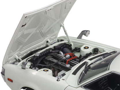 1973 Toyota Celica Liftback 2000GT (RA25) RHD (Right Hand Drive) White with Red and Black Stripes 1/18 Model Car by Autoart <h2>1973 Autoart</h2> <p>High-quality diecast perfect for collectors enthusi