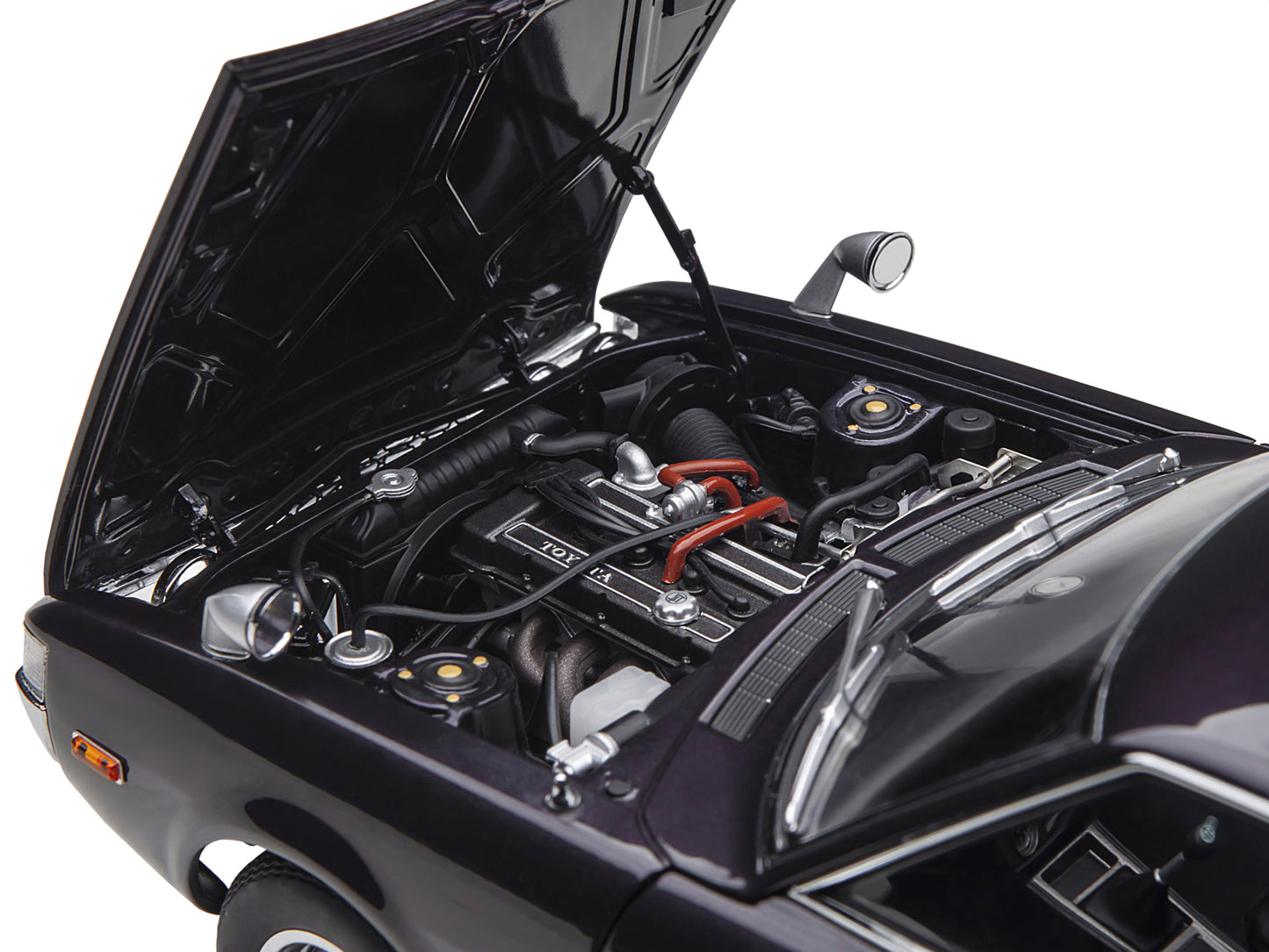 1973 Toyota Celica Liftback 2000GT (RA25) RHD (Right Hand Drive) Dark Purple Metallic 1/18 Model Car by Autoart <h2>1973 Autoart</h2> <p>High-quality diecast perfect for collectors and enthusiasts. Fe