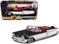 1958 Chevrolet Impala Convertible Lowrider Black and White with Red Interior "Get Low" Series 1/24 Diecast Model Car by Motormax <h2>1958 Motormax</h2> <p>High-quality perfect for collectors enthusias