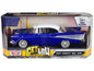 1957 Chevrolet Bel Air Lowrider Candy Blue with White Top "Get Low" Series 1/24 Diecast Model Car by Motormax <h2>1957 Motormax</h2> <p>High-quality perfect for collectors and enthusiasts. Features de