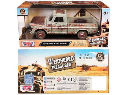 1972 Ford F-100 Pickup Truck Beige (Rusted) "Weathered Treasures" Series 1/24 Diecast Model Car by Motormax <h2>1972 Motormax</h2> <p>High-quality perfect for collectors and enthusiasts. Features deta