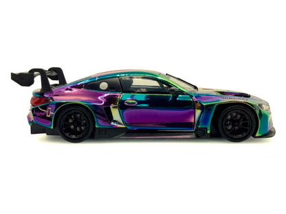 BMW M4 GT3 Chameleon Chrome "Custom Wrap" Series 1/24 Diecast Model Car by Motormax <h2>BMW Motormax</h2> <p>High-quality perfect for collectors and enthusiasts. Features detailed interior exterior cr