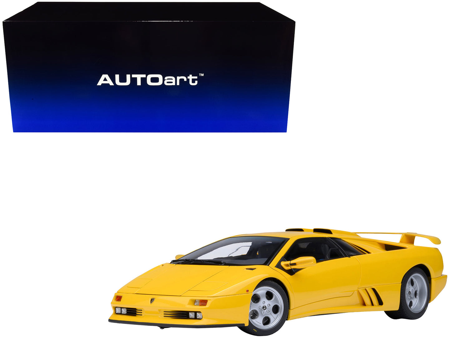 Lamborghini Diablo SE30 Jota Superfly Yellow 1/18 Model Car by Autoart <h2>Lamborghini Autoart</h2> <p>High-quality diecast perfect for collectors and enthusiasts. Features detailed interior exterior