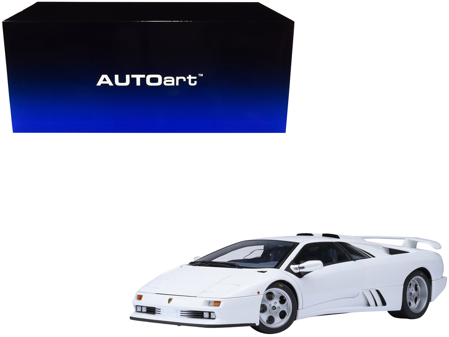 Lamborghini Diablo SE30 Jota Impact White 1/18 Model Car by Autoart <h2>Lamborghini Autoart</h2> <p>High-quality diecast perfect for collectors and enthusiasts. Features detailed interior exterior cra