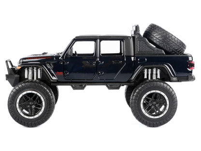 2021 Jeep Gladiator Rubicon Off-Road Pickup Truck Black with Matt Top "Off Road" Series 1/27 Diecast Model Car by Motormax <h2>2021 Motormax</h2> <p>High-quality perfect for collectors and enthusiasts