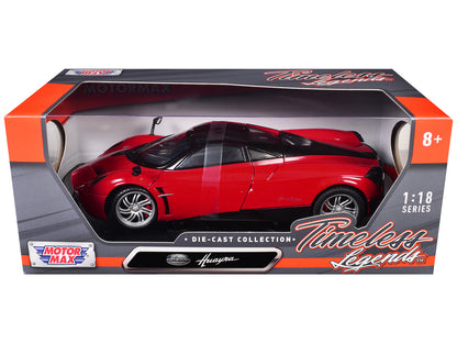 Pagani Huayra Red 1/18 Diecast Car Model by Motormax <h2>Pagani Motormax</h2> <p>High-quality perfect for collectors and enthusiasts. Features detailed interior exterior craftsmanship, realistic paint
