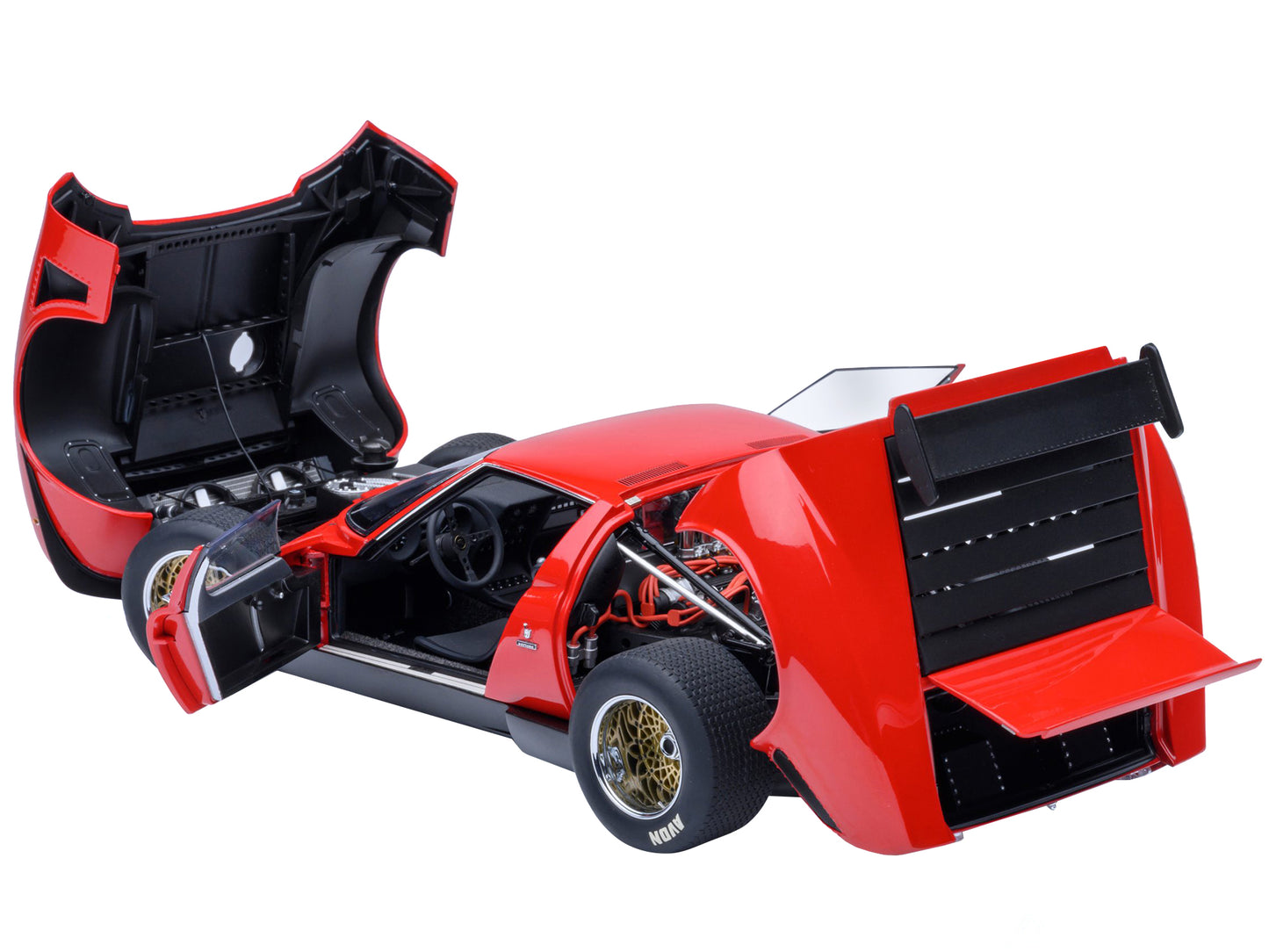 Lamborghini Miura SVR Jota Red 1/18 Model Car by Autoart <h2>Lamborghini Autoart</h2> <p>High-quality diecast perfect for collectors and enthusiasts. Features detailed interior exterior craftsmanship,