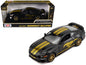 2018 Ford Mustang GT 5.0 Black with Gold Stripes and Graphics "Midnight Eclipse" Series 1/24 Diecast Model Car by Motormax <h2>2018 Motormax</h2> <p>High-quality perfect for collectors enthusiasts. Fe