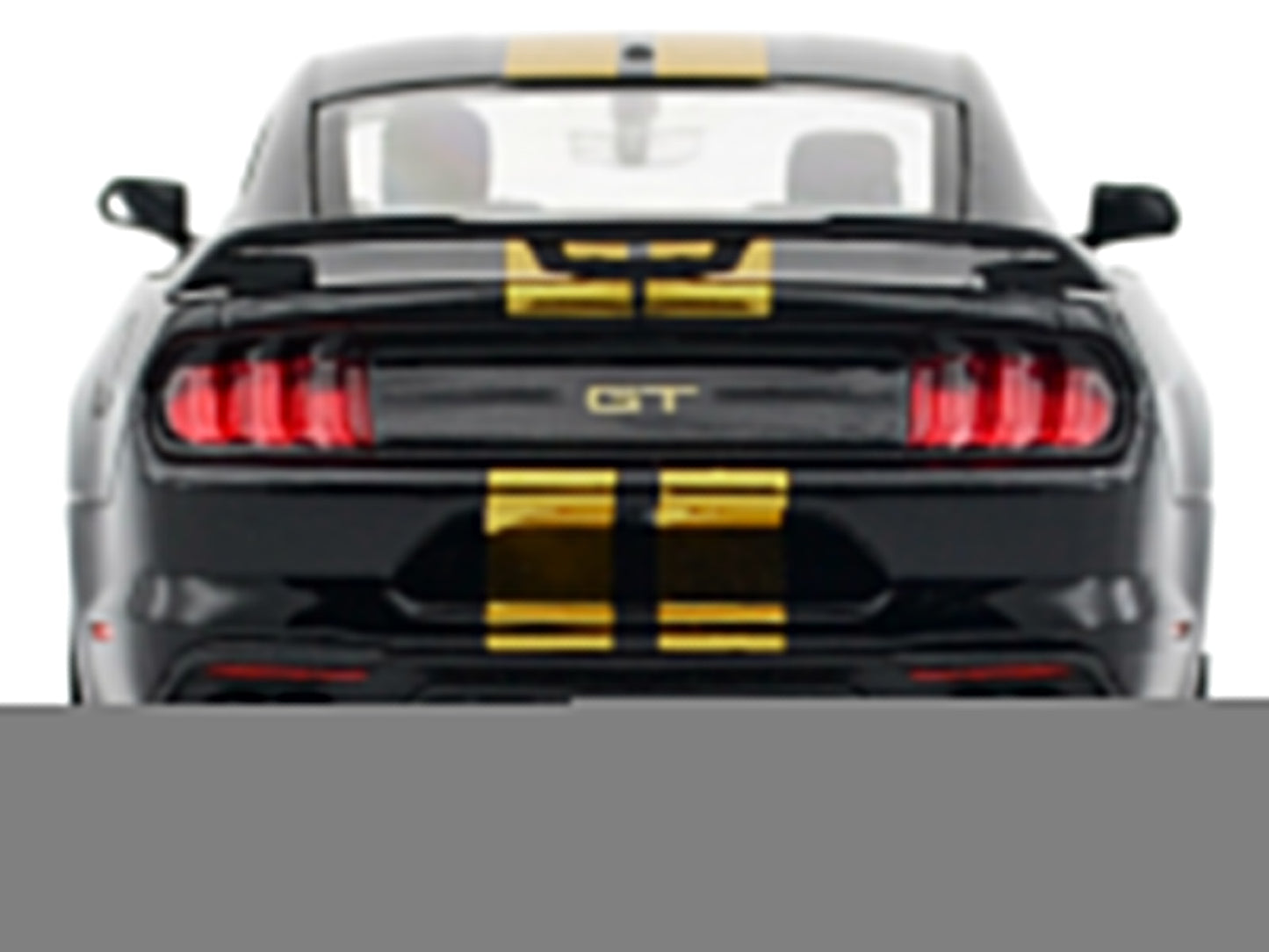 2018 Ford Mustang GT 5.0 Black with Gold Stripes and Graphics "Midnight Eclipse" Series 1/24 Diecast Model Car by Motormax <h2>2018 Motormax</h2> <p>High-quality perfect for collectors enthusiasts. Fe