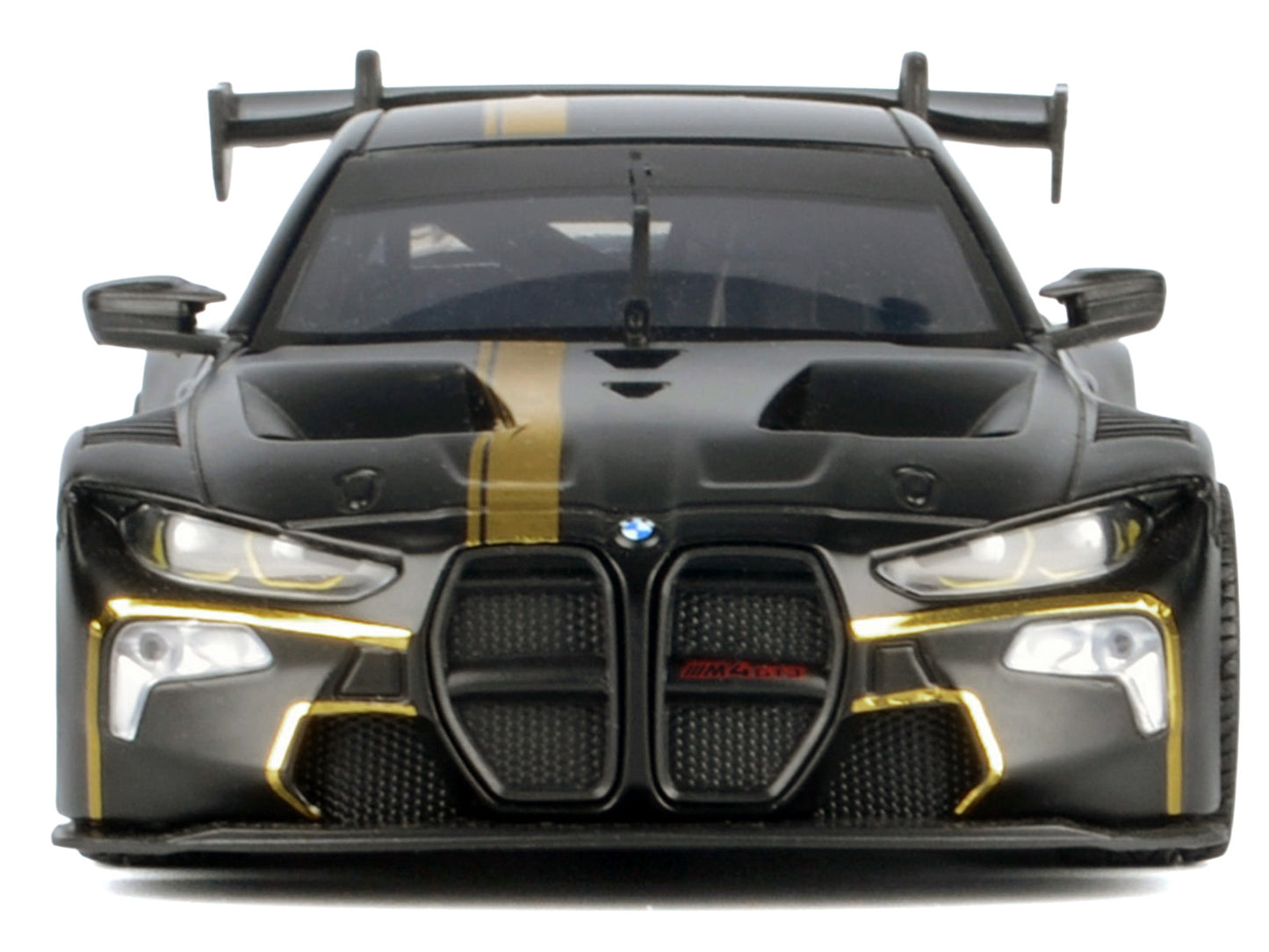 BMW M4 GT3 Matt Black with Gold Stripes "Midnight Eclipse" Series 1/24 Diecast Model Car by Motormax <h2>BMW Motormax</h2> <p>High-quality perfect for collectors and enthusiasts. Features detailed int