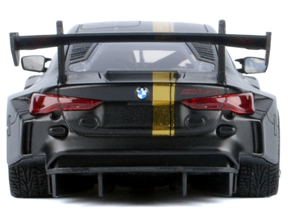 BMW M4 GT3 Matt Black with Gold Stripes "Midnight Eclipse" Series 1/24 Diecast Model Car by Motormax <h2>BMW Motormax</h2> <p>High-quality perfect for collectors and enthusiasts. Features detailed int