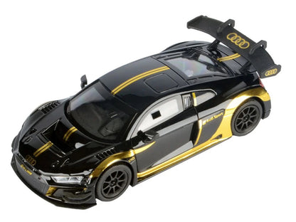 Audi R8 LMS GT3 Black with Gold Stripes and Graphics "Midnight Eclipse" Series 1/24 Diecast Model Car by Motormax <h2>Audi Motormax</h2> <p>High-quality perfect for collectors enthusiasts. Features de