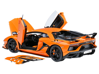 Lamborghini Aventador SVJ Arancio Atlas Pearl Orange 1/18 Model Car by Autoart <h2>Lamborghini Autoart</h2> <p>High-quality diecast perfect for collectors and enthusiasts. Features detailed interior e