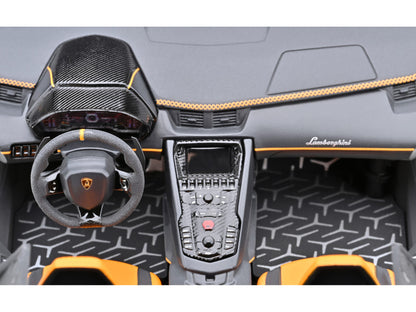 Lamborghini Aventador SVJ Arancio Atlas Pearl Orange 1/18 Model Car by Autoart <h2>Lamborghini Autoart</h2> <p>High-quality diecast perfect for collectors and enthusiasts. Features detailed interior e
