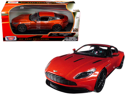 Aston Martin DB11 Copper Orange 1/24 Diecast Model Car by Motormax <h2>Aston Motormax</h2> <p>High-quality perfect for collectors and enthusiasts. Features detailed interior exterior craftsmanship, re