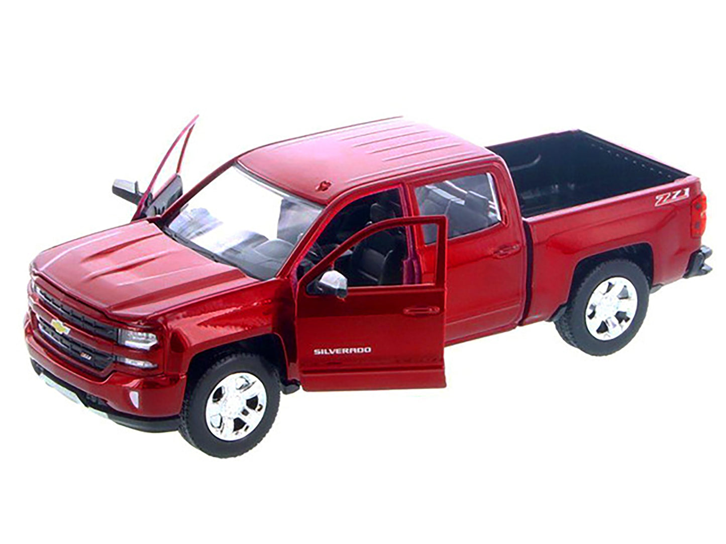 2017 Chevrolet Silverado 1500 LT Z71 Crew Cab Metallic Red 1/27 Diecast Model Car by Motormax <h2>2017 Motormax</h2> <p>High-quality perfect for collectors and enthusiasts. Features detailed interior