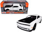 2018 Dodge Challenger SRT Hellcat Widebody White with Black Hood 1/24 Diecast Model Car by Motormax <h2>2018 Motormax</h2> <p>High-quality perfect for collectors and enthusiasts. Features detailed int