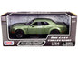 2018 Dodge Challenger SRT Hellcat Widebody Green Metallic with Black Stripes 1/24 Diecast Model Car by Motormax <h2>2018 Motormax</h2> <p>High-quality perfect for collectors and enthusiasts. Features