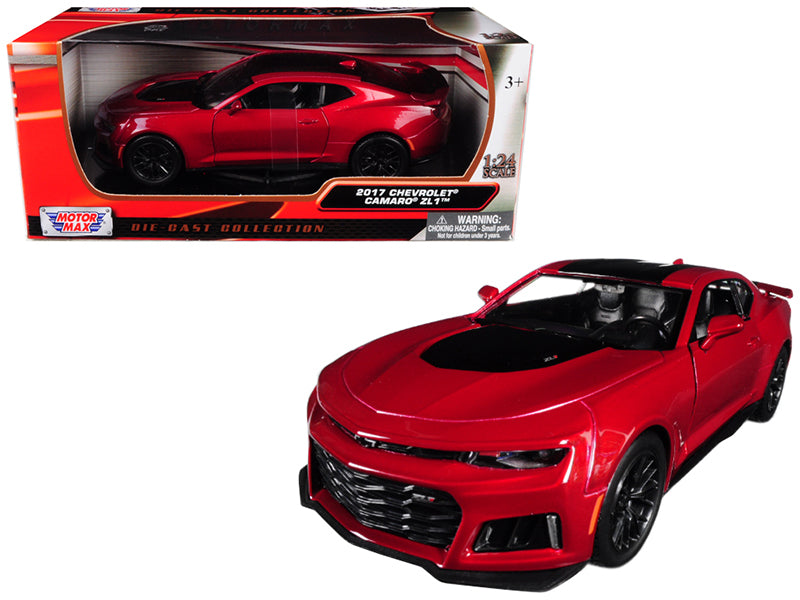 2017 Chevrolet Camaro ZL1 Burgundy 1/24 Diecast Car Model by Motormax <h2>2017 Motormax</h2> <p>High-quality perfect for collectors and enthusiasts. Features detailed interior exterior craftsmanship,