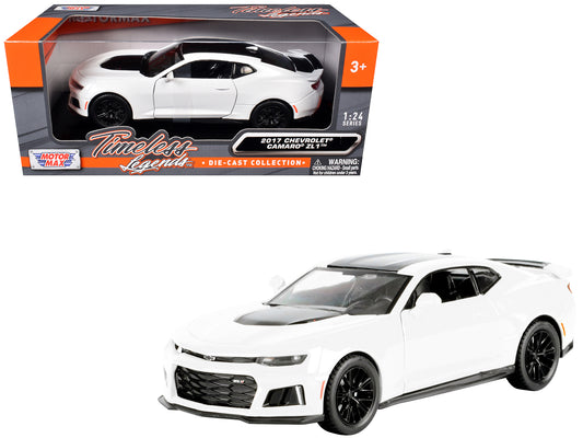 2017 Chevrolet Camaro ZL1 White 1/24 Diecast Model Car by Motormax <h2>2017 Motormax</h2> <p>High-quality perfect for collectors and enthusiasts. Features detailed interior exterior craftsmanship, rea