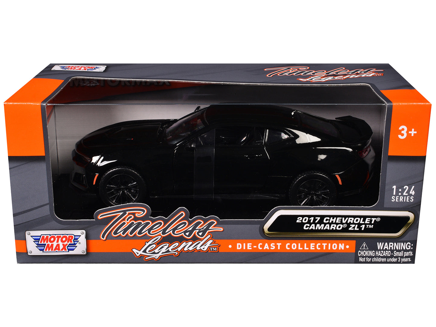 2017 Chevrolet Camaro ZL1 Black 1/24 Diecast Model Car by Motormax <h2>2017 Motormax</h2> <p>High-quality perfect for collectors and enthusiasts. Features detailed interior exterior craftsmanship, rea