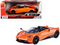 Pagani Huayra Roadster Orange 1/24 Diecast Model Car by Motormax <h2>Pagani Motormax</h2> <p>High-quality perfect for collectors and enthusiasts. Features detailed interior exterior craftsmanship, rea