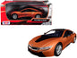 2018 BMW i8 Coupe Metallic Orange with Black Top 1/24 Diecast Model Car by Motormax <h2>2018 Motormax</h2> <p>High-quality perfect for collectors and enthusiasts. Features detailed interior exterior c