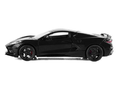 2020 Chevrolet Corvette C8 Stingray Black with Silver Stripes "Timeless Legends" Series 1/24 Diecast Model Car by Motormax <h2>2020 Motormax</h2> <p>High-quality perfect for collectors and enthusiasts