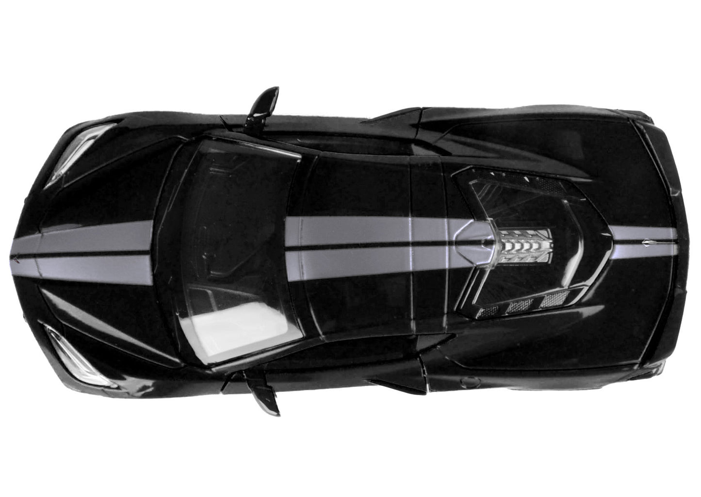 2020 Chevrolet Corvette C8 Stingray Black with Silver Stripes "Timeless Legends" Series 1/24 Diecast Model Car by Motormax <h2>2020 Motormax</h2> <p>High-quality perfect for collectors and enthusiasts
