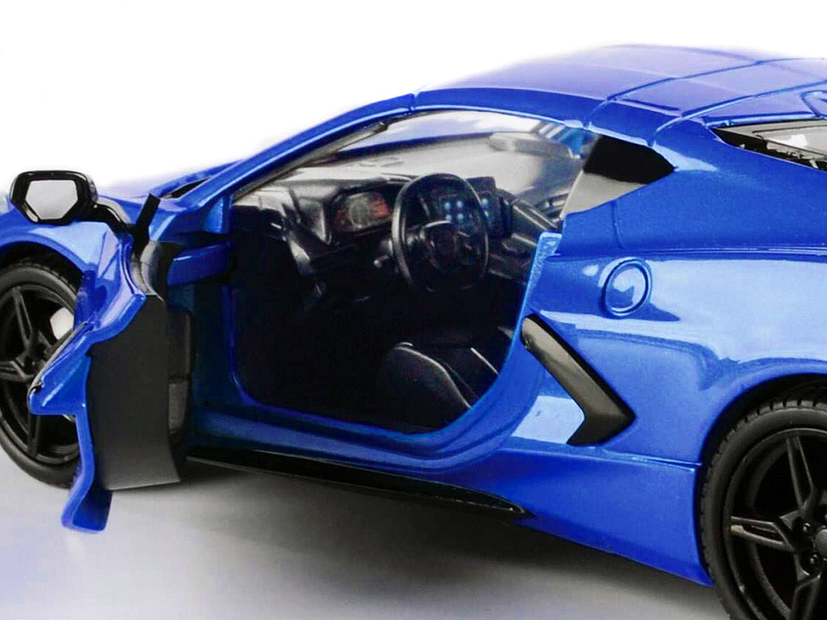 2020 Chevrolet Corvette C8 Stingray Blue Metallic "Timeless Legends" 1/24 Diecast Model Car by Motormax <h2>2020 Motormax</h2> <p>High-quality perfect for collectors and enthusiasts. Features detailed